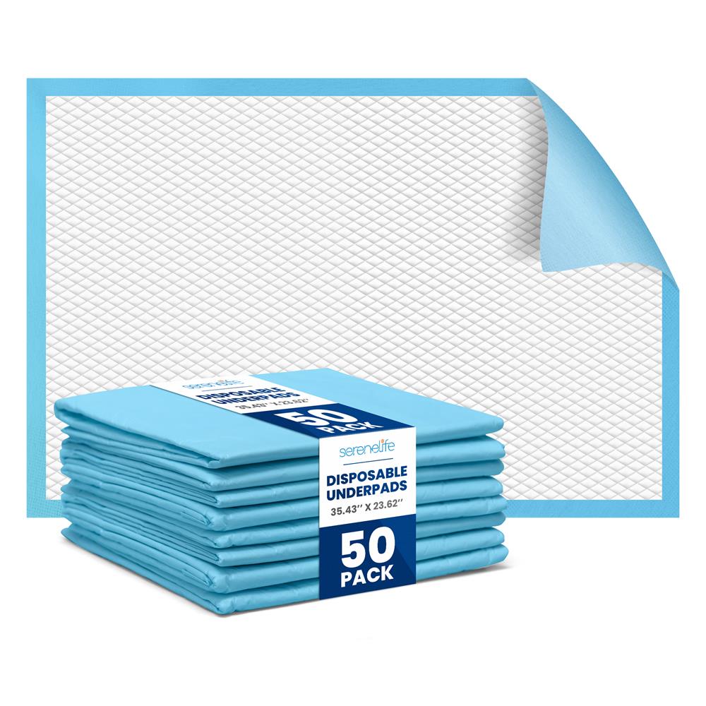 Disposable Underpads - Waterproof & Absorbent Bed Pads for Incontinence, Pets, Babies | Hospital & Home Care Use