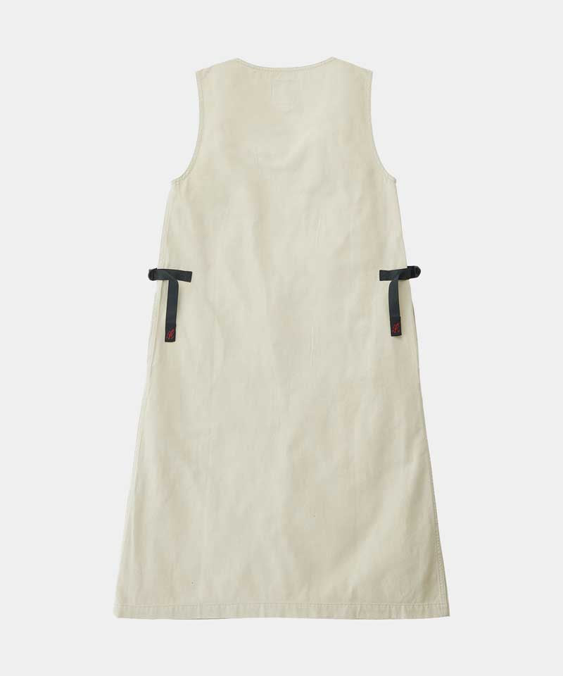 Stylish Women's Canvas Mid-Length Dress - Casual Summer Boho Flowy Outfit for Beach, Picnic & Outdoor Activities