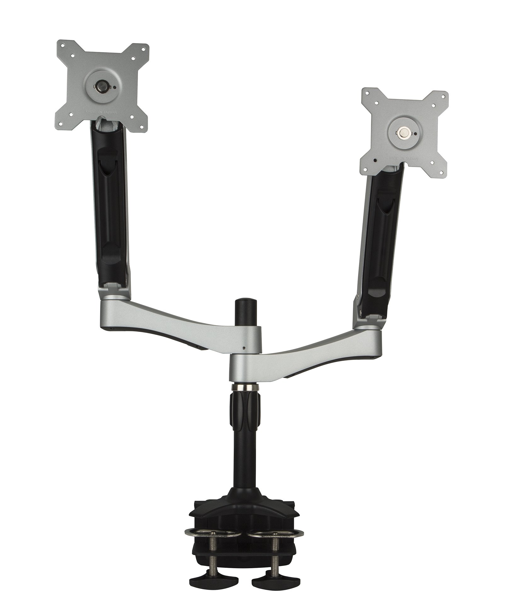 Planar Dual Arm Clamp/Grommet Desk Stand (997-7031-00) - Adjustable Monitor Mount for Dual Screens, Ergonomic Workstation Setup for Office & Home Use
