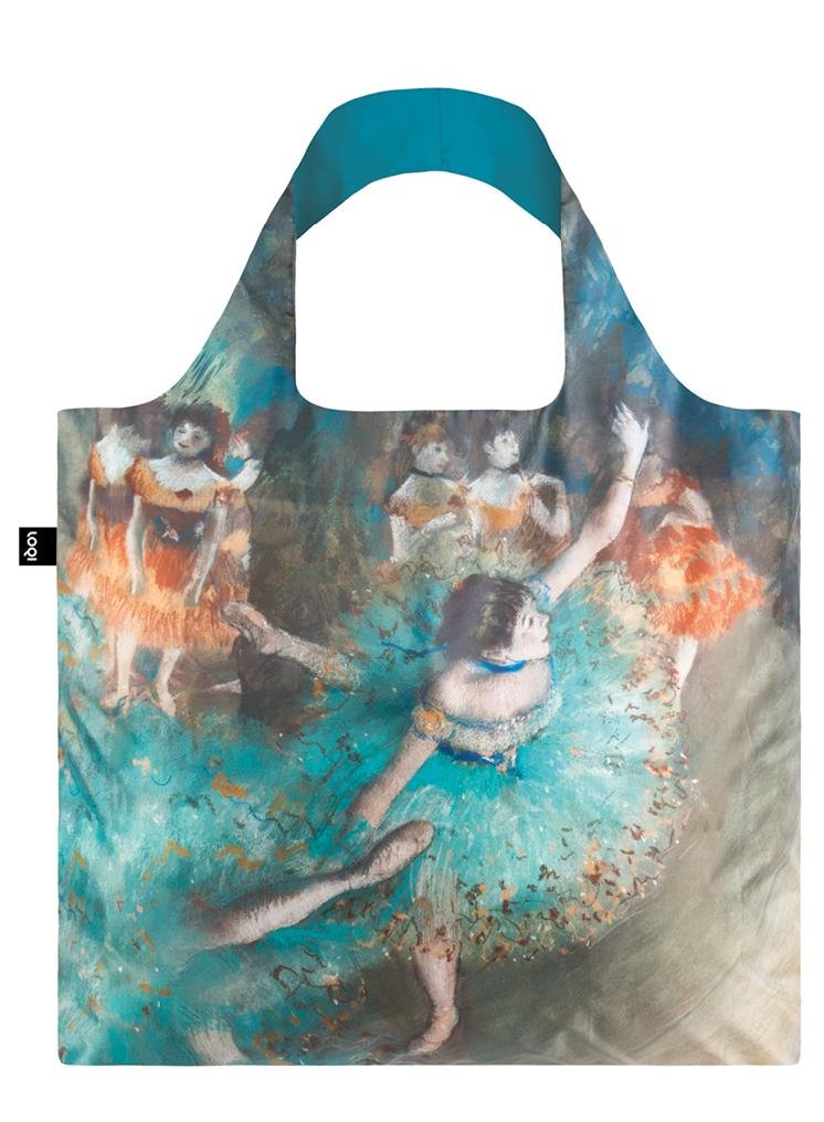 LOQI Eco-Friendly Reusable Travel Tote Bag - Lightweight Foldable Shopping & Beach Tote for Women - Perfect for Groceries, Gym, Work & Vacation Travel Accessories