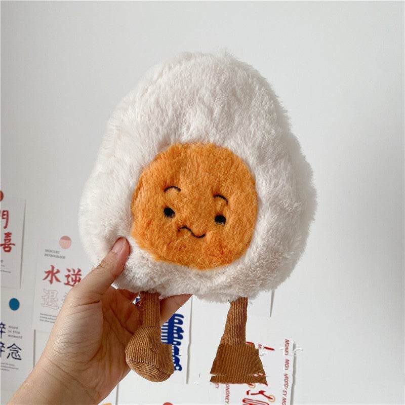 MoodyBean Cute Moody Egg Plush Toy - Soft Stuffed Animal for Kids, Teens & Adults | Perfect for Stress Relief, Home Decor & Gift Giving
