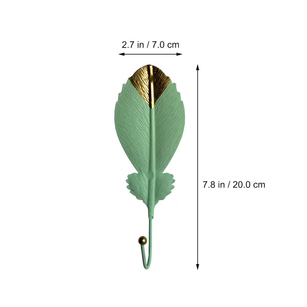 3 Pcs Tropical Leaf Hooks for Wall - Hawaii Style Home & Office Decor