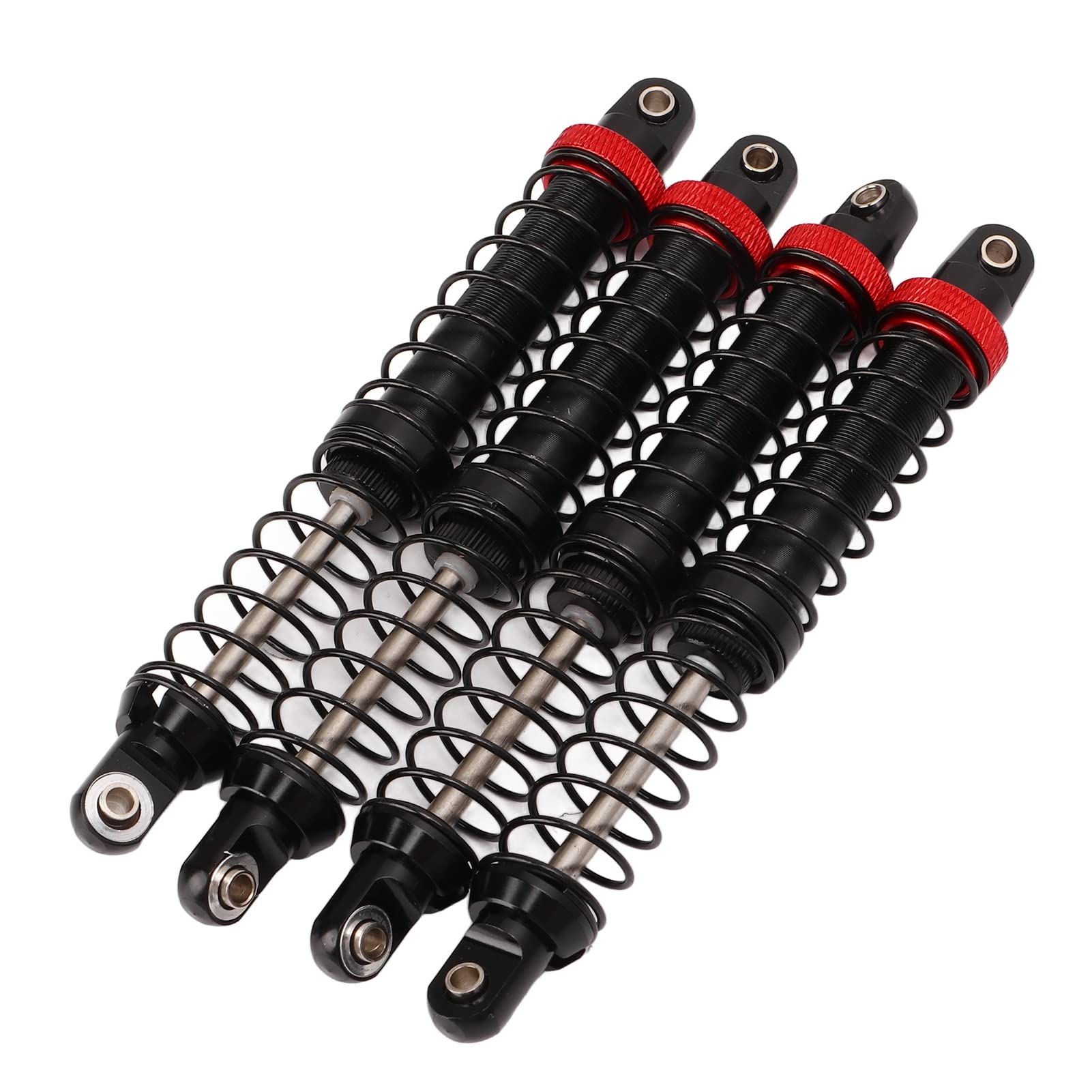 High-Performance 4PCS CNC Machined Universal RC Shock Absorber for 1/10 Scale RC Crawler - 100mm Vibration Damping System - Perfect for Off-Road, Rock Crawling & Trail Adventures