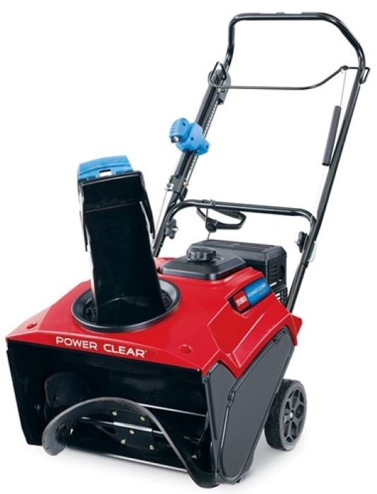 Toro 38756 721 QZE Power Clear Single Stage Electric Start Snow Thrower - Ideal for Clearing Driveways, Sidewalks, and Small Yards in Winter