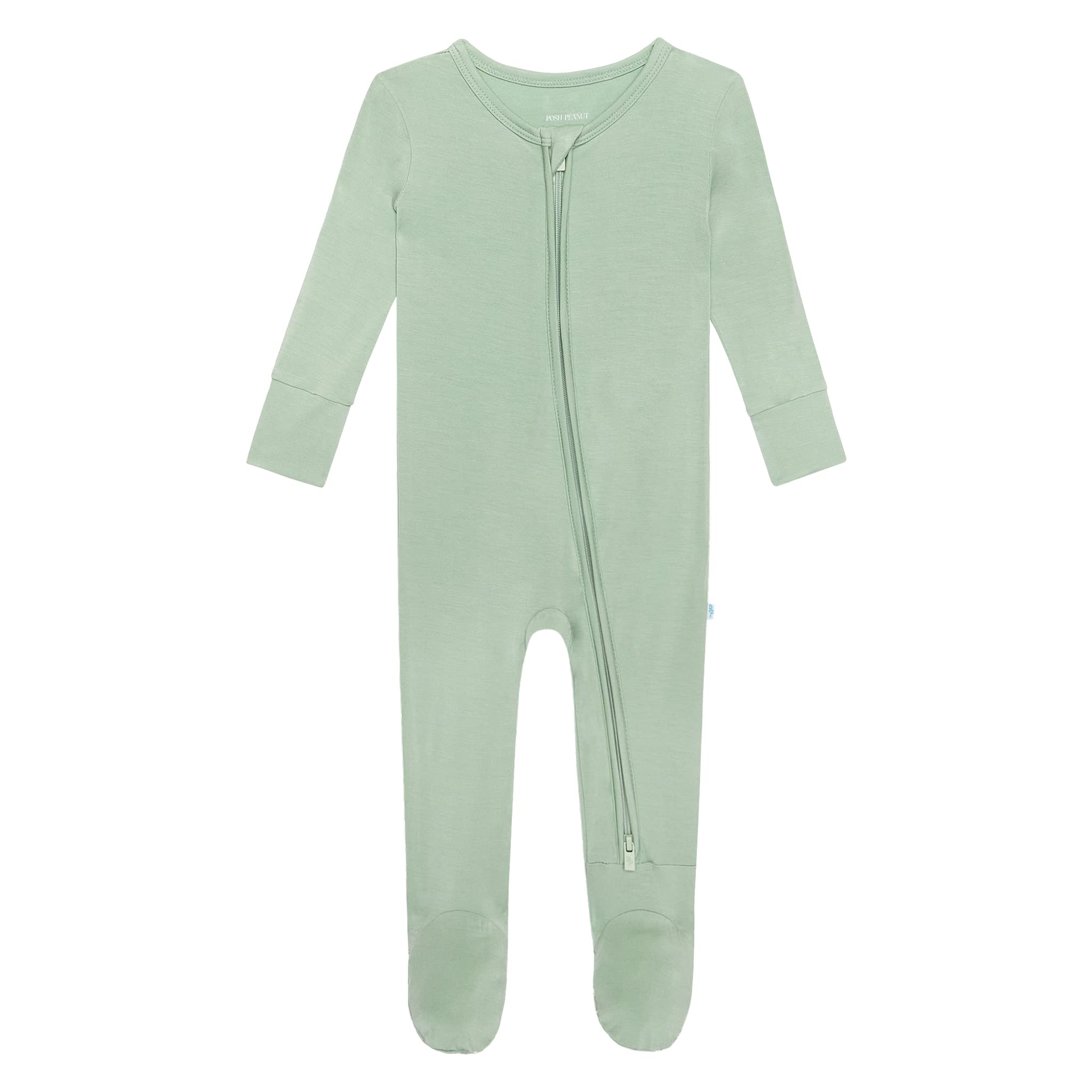 Posh Peanut Baby Rompers Pajamas - Soft Bamboo Viscose Newborn Sleepwear for Boys & Girls - Organic One-Piece PJs for Infants & Toddlers - Perfect for Bedtime, Lounging & Playtime