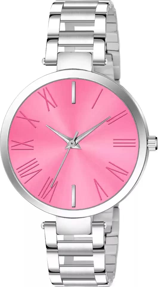 GOLDENIZE FASHION Stainless Steel Women's Watch - Elegant Ladies & Girls Wristwatch - Perfect Birthday, Anniversary & Graduation Gift - Ideal for Office, Party & Everyday Wear