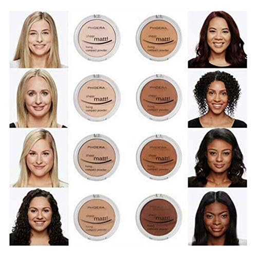 **AQUAPURITY - PHOERA Sheer Matte Fixing Powder, Makeup Setting Powder & Foundation Base, Long-Lasting Pressed Compact Powder with Vitamin E (202 Natural Beige) – Perfect for Flawless Matte Finish & All-Day Wear**    *(Use Case: Ideal for daily makeup, touch-ups, oily skin control, and achieving a smooth, shine-free complexion for work, parties, or special events.)*