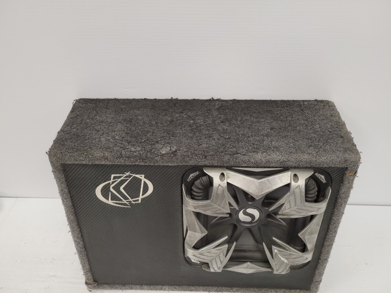Kicker 12-Inch Car Subwoofer with Enclosure - High-Performance Bass for Trucks, SUVs & Custom Car Audio Systems