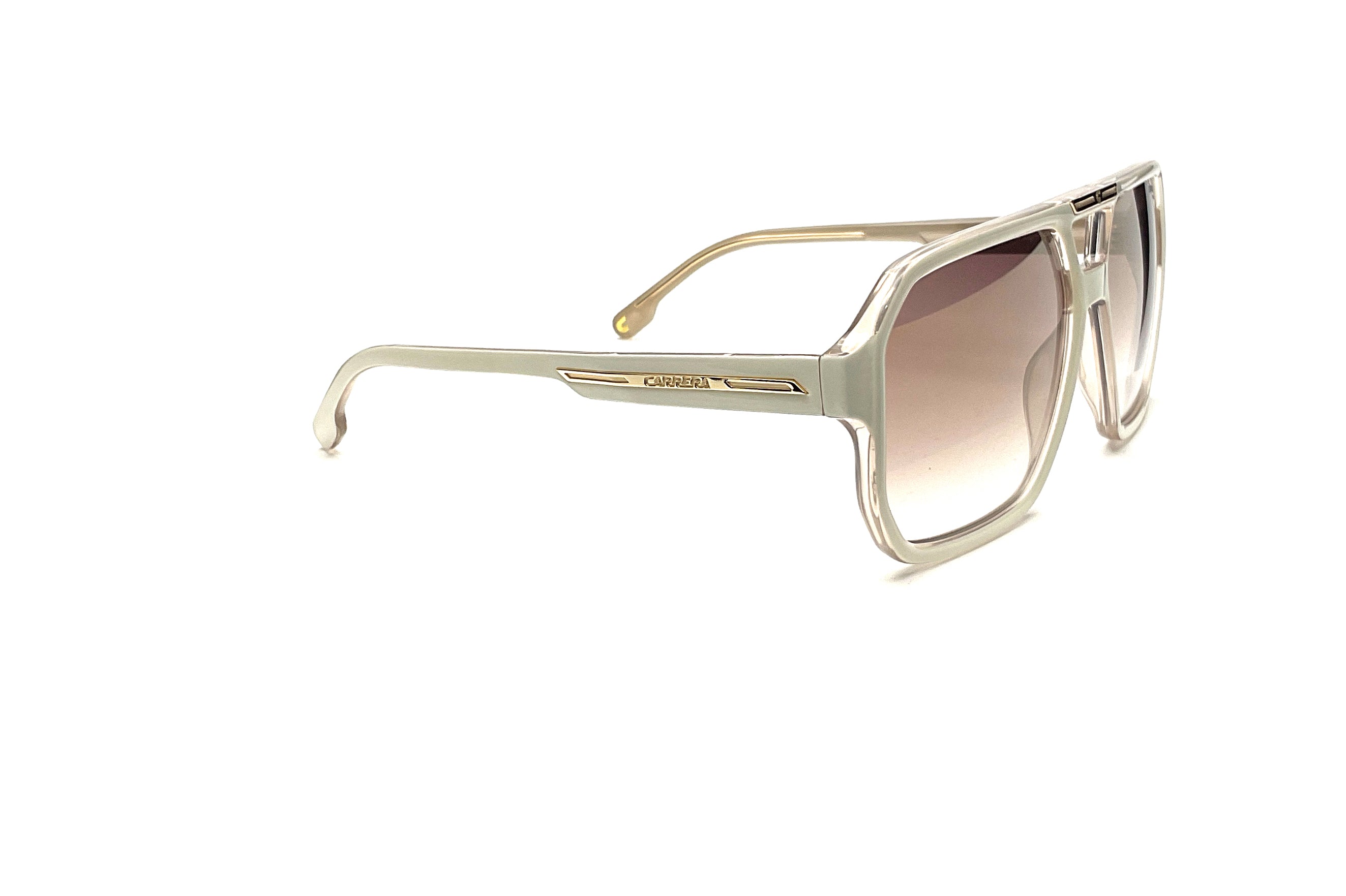 Carrera Victory C 01/S Sunglasses - Gold Ivory Frame - UV Protection - Luxury Fashion Eyewear for Men & Women - Perfect for Driving, Travel & Outdoor Activities