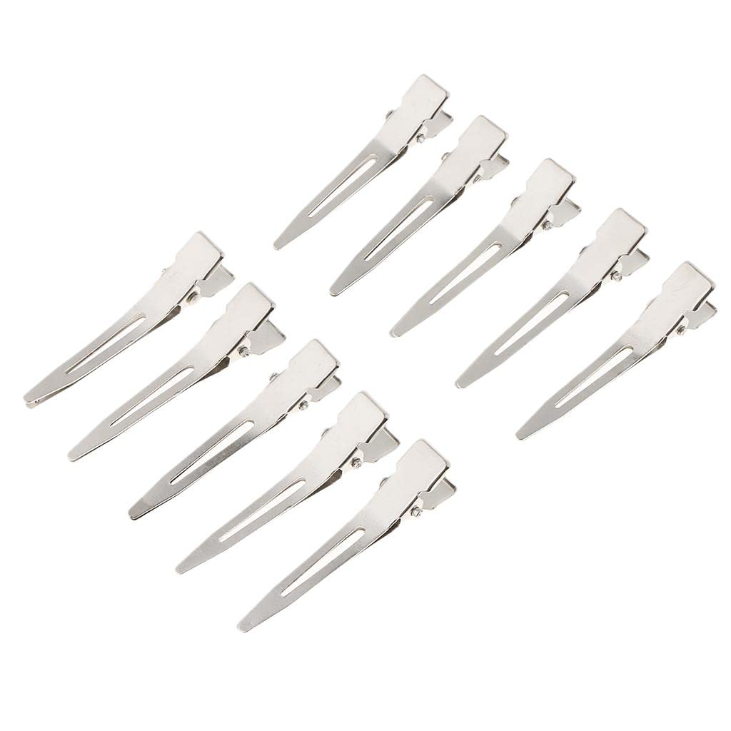LOSA 100pcs Alligator Hair Clips - Metal Duck Bill Sectioning Clips for Styling