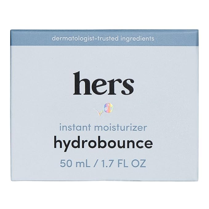 Hydrobounce Instant Moisturizer with Hyaluronic Acid & Squalane - Deep Hydration Face Cream for Dry, Oily & Sensitive Skin - Anti-Aging Formula Reduces Fine Lines - Probiotic Enriched Moisturizer (2 Pack) - Perfect for Daily Skincare Routine & Travel