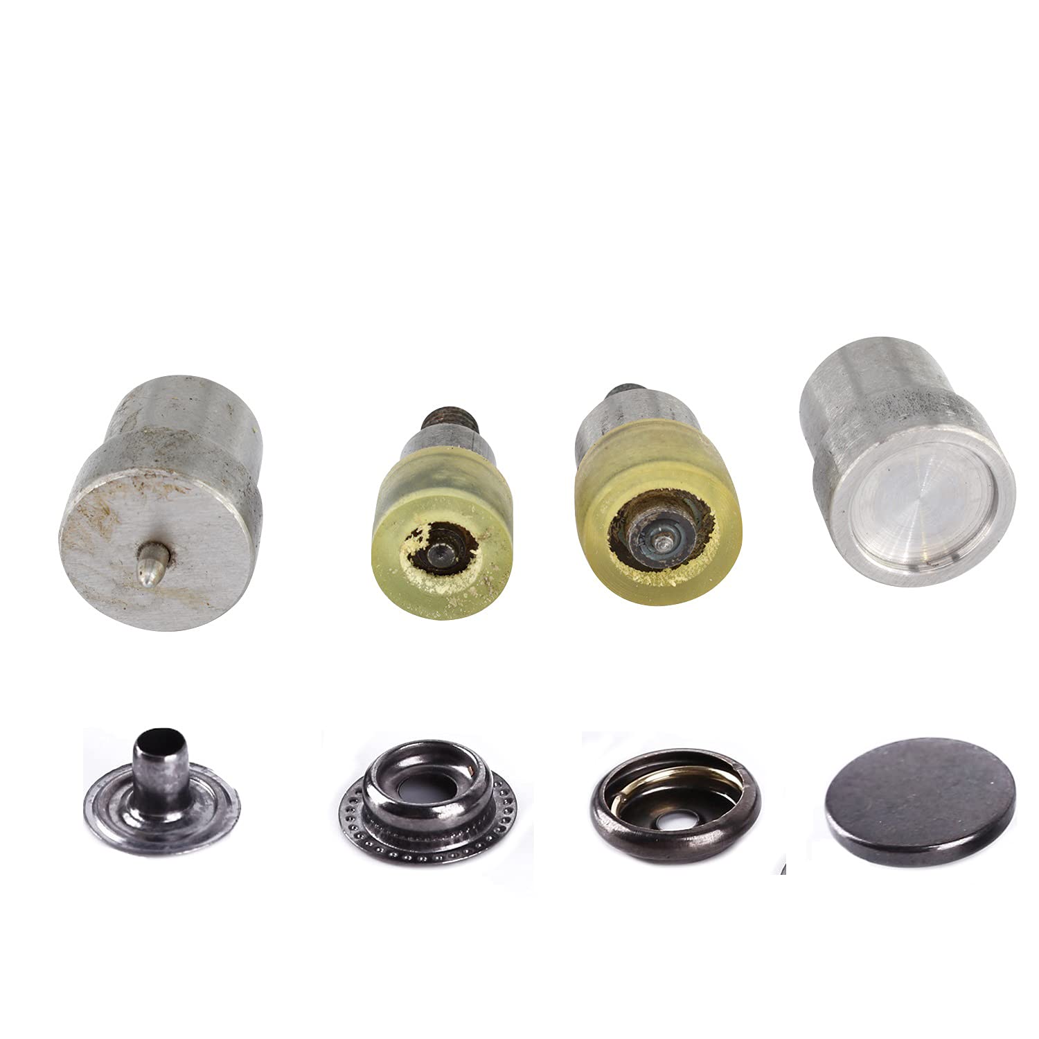 12.5mm Press Stud Die for Universal Hand Press Machine - Green Metal Fastener for Clothes, Fabrics, Leather Craft, DIY Projects & Arts - Perfect for Tailoring, Upholstery and Costume Making