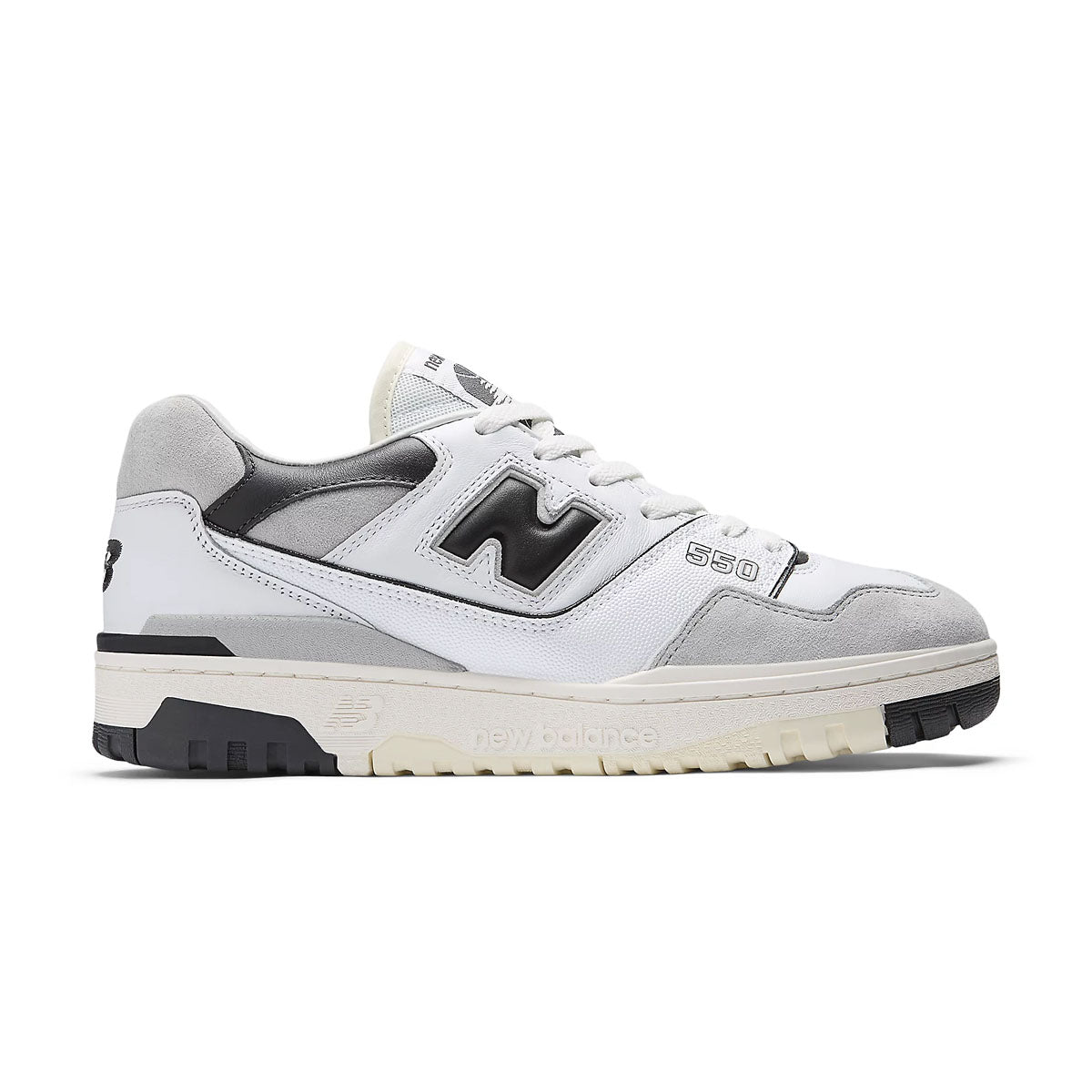 550 White Black Sneakers - Comfortable Casual Shoes for Men & Women | Perfect for Running, Walking, and Everyday Wear