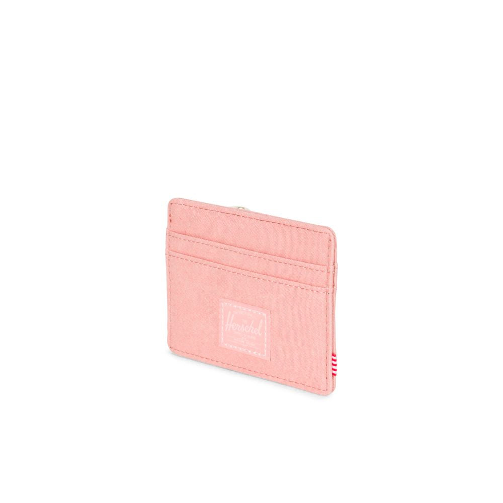 Herschel Charlie Wallet - Slim Canvas RFID Blocking Bifold Wallet for Men & Women - Strawberry Ice - Perfect for Travel, Everyday Use & Minimalist Lifestyle