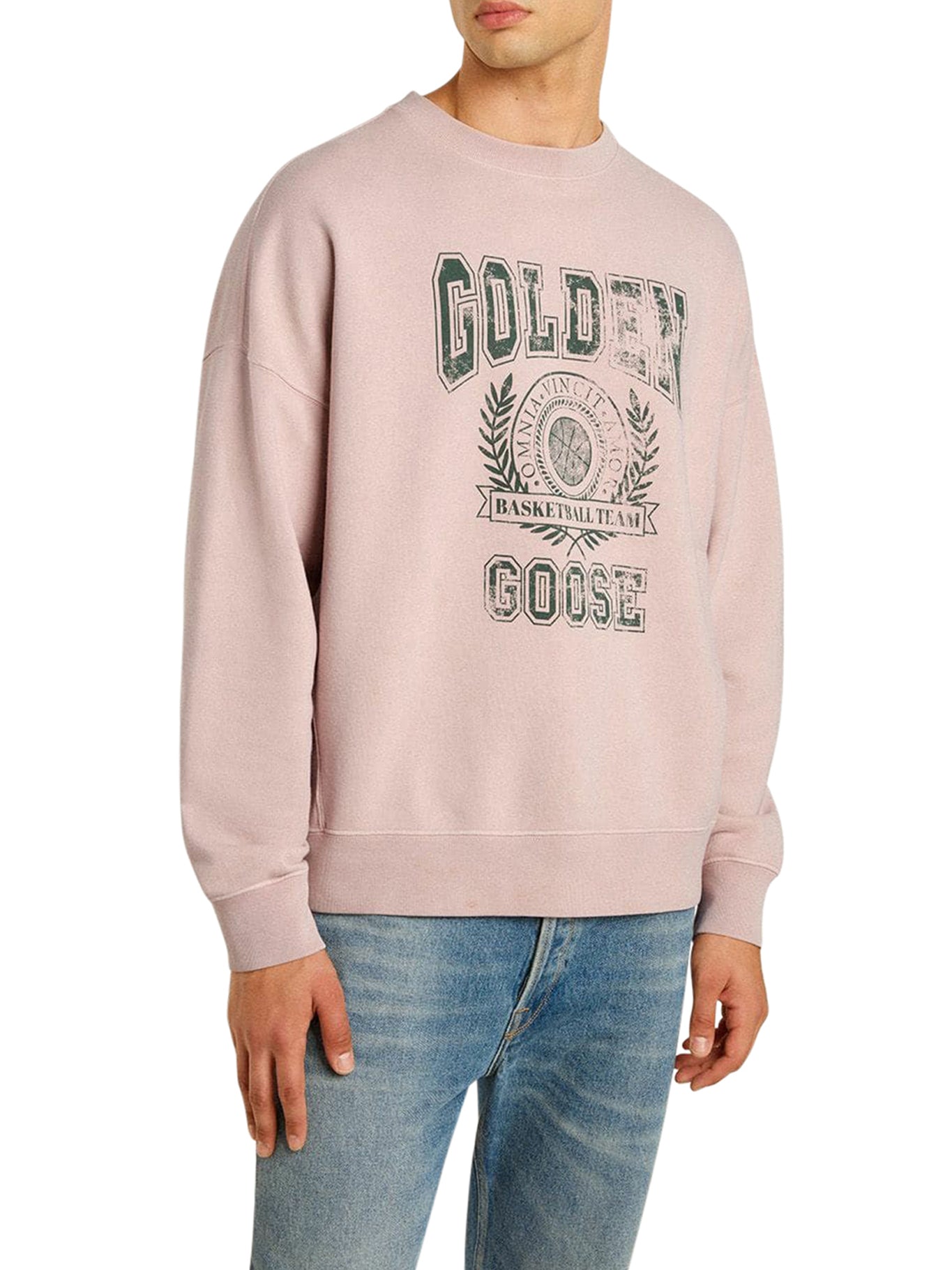 Stylish Crewneck Sweatshirt with Logo Print - Comfortable & Trendy for Casual Wear, Gym, and Outdoor Activities