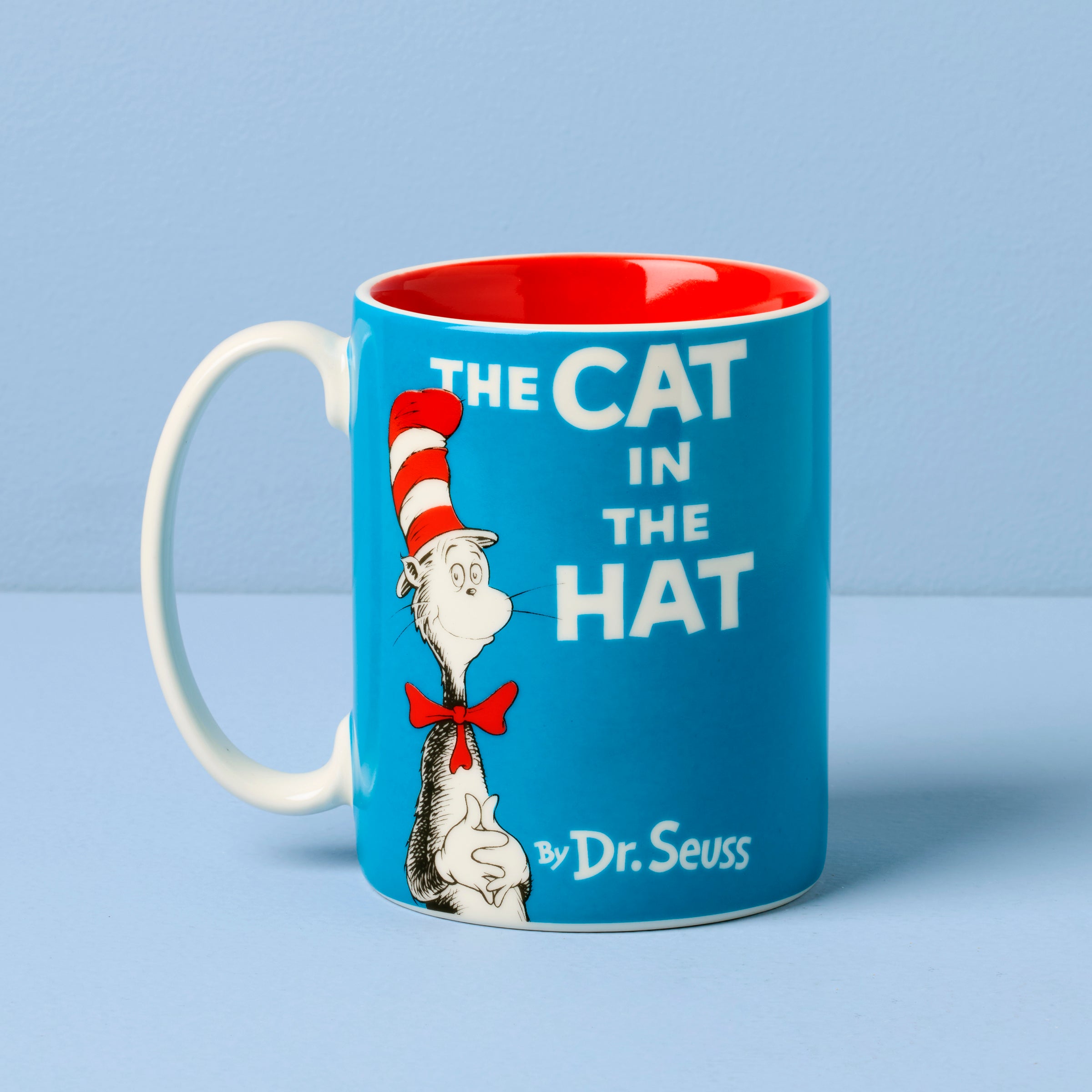 Dr. Seuss The Cat in The Hat Coffee Mug - Fun Kids & Adults Ceramic Cup for Tea, Hot Chocolate - Perfect Gift for Book Lovers, Teachers, Dr. Seuss Fans - Great for Home, Office, Reading Nook