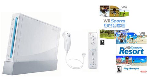 Nintendo Wii Sports Resort Pack - Console Bundle with Wii Sports, Wii Sports Resort & Wii Remote Plus Controller (White) | Perfect for Family Game Nights & Multiplayer Fun