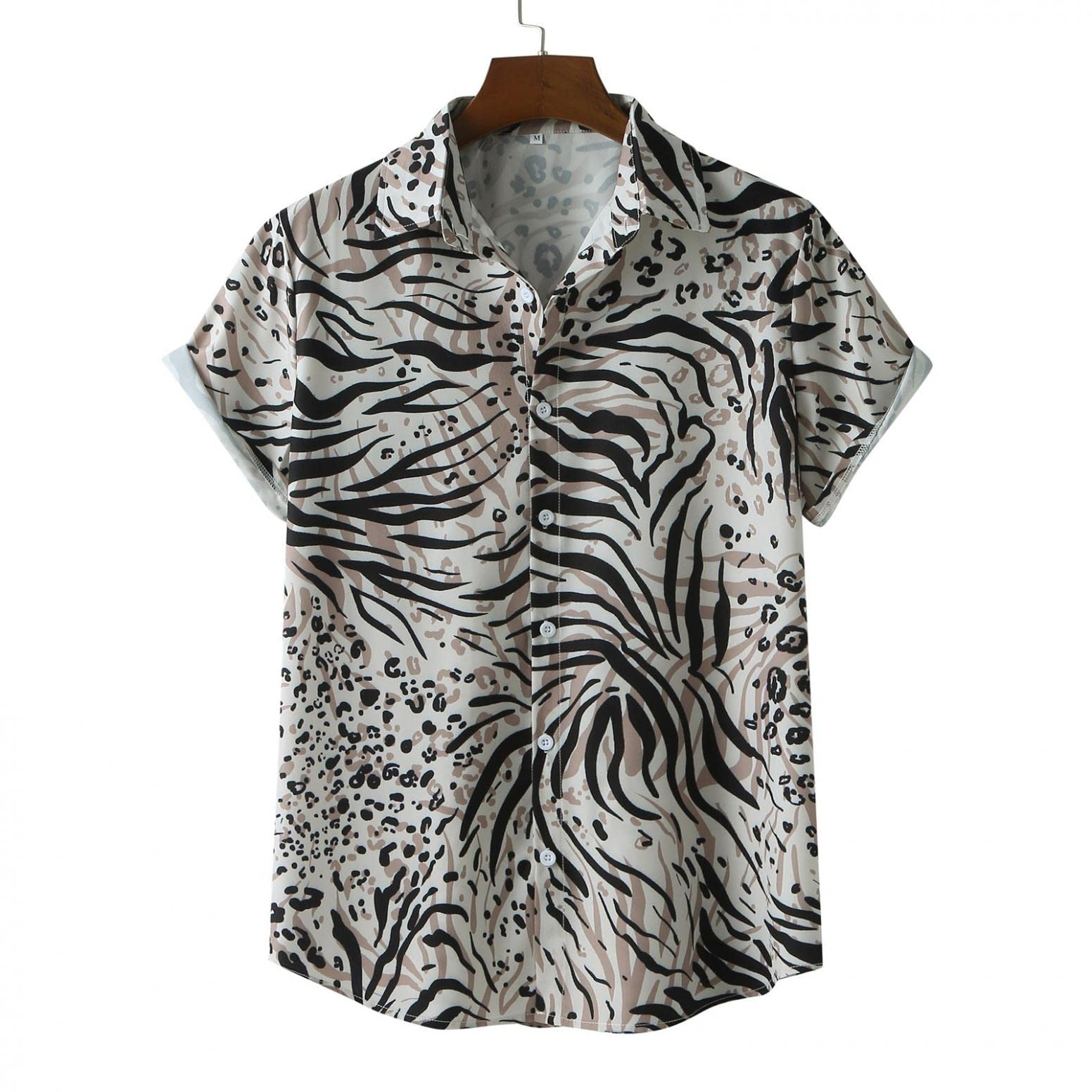 Men's Short Sleeve Button Down Dress Shirts - Regular Fit Business Casual Shirt for Summer | Office Wear & Outdoor Activities