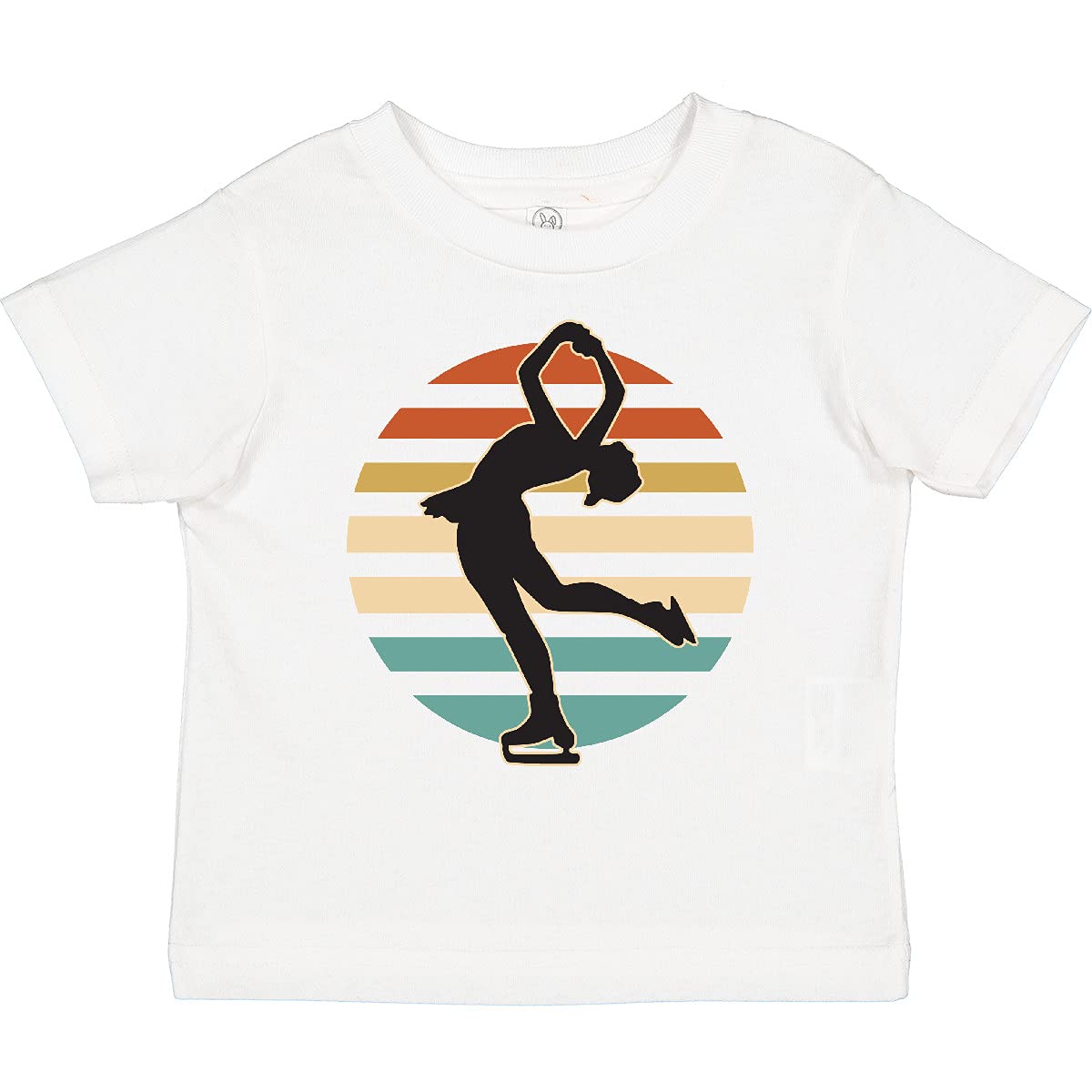 Inktastic Ice Skating & Ice Dancing Toddler T-Shirt - Cute Graphic Tee for Kids Winter Sports & Ice Rink Fun