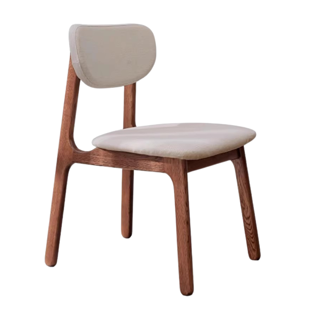 4-Piece Solid Wood Dining Chair Set - Oak, Ash & Black Walnut - Perfect for Kitchen, Dining Room & Farmhouse Decor