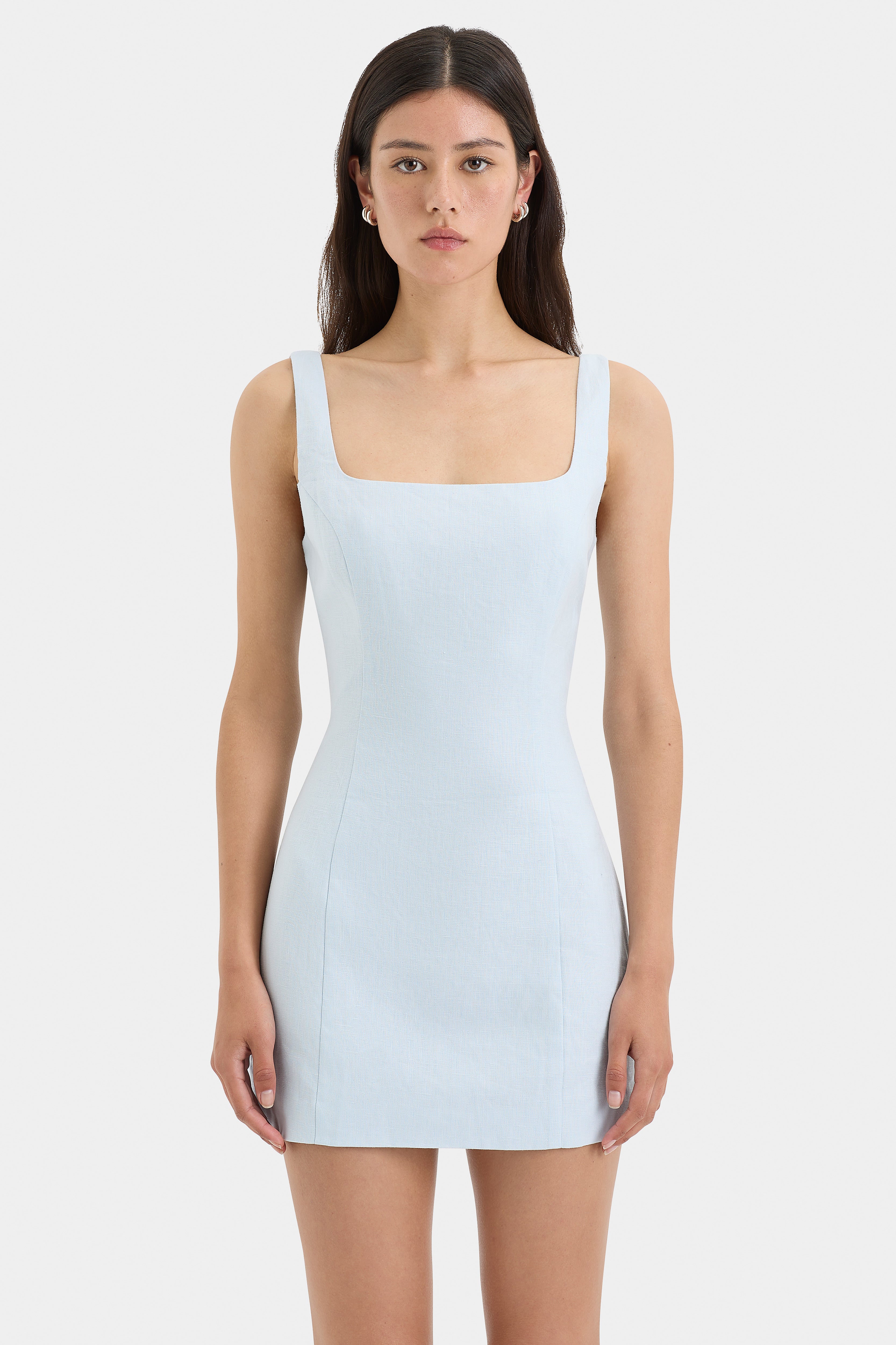 Elegant Iris Tie Mini Dress for Women - Floral Print Summer Party Cocktail Dress | Perfect for Weddings, Dates & Night Out