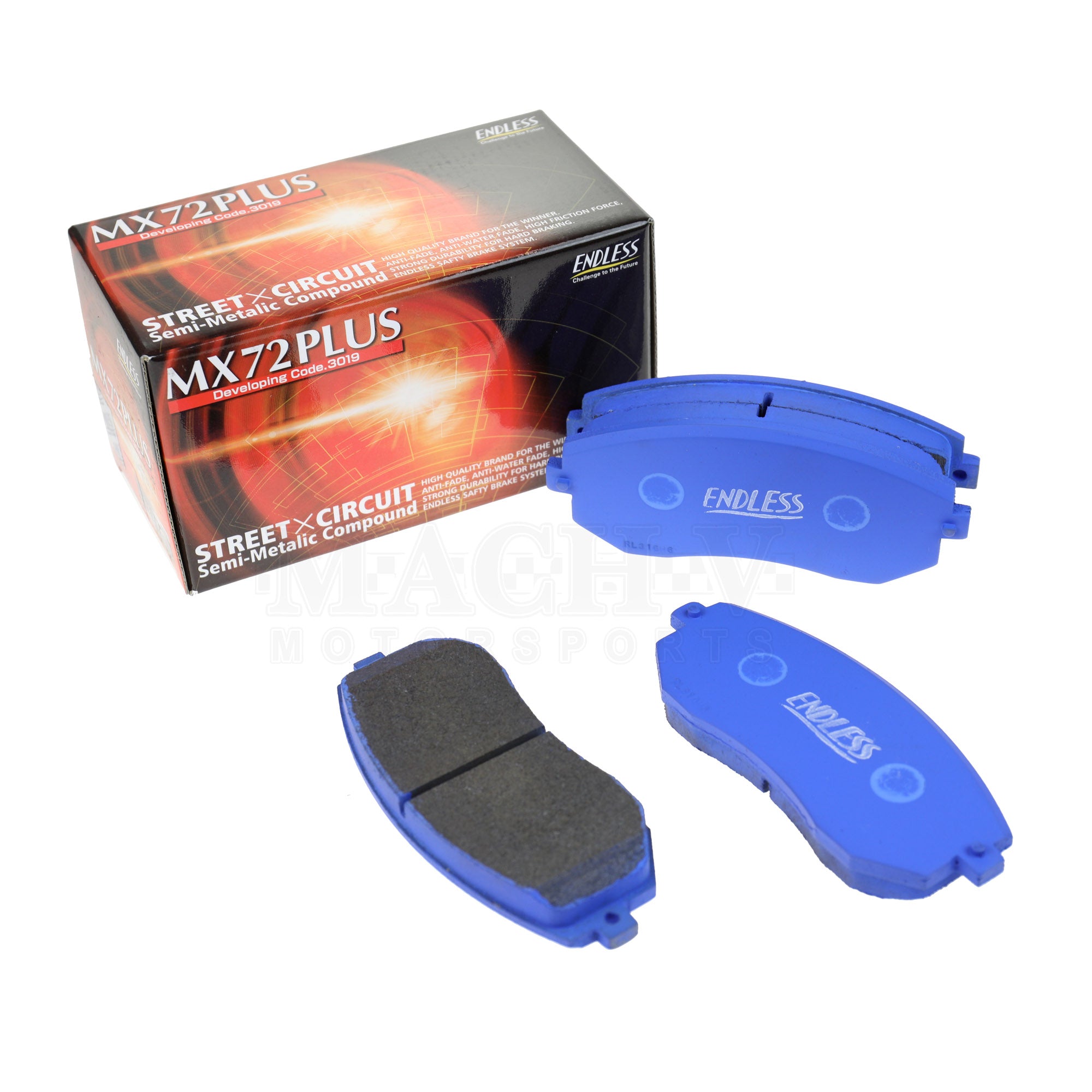 ENDLESS MX72 Plus High-Performance Brake Pads for 2013+ Subaru BRZ / Scion FR-S / Toyota 86 - Track & Street Use, Enhanced Stopping Power for Sports Cars