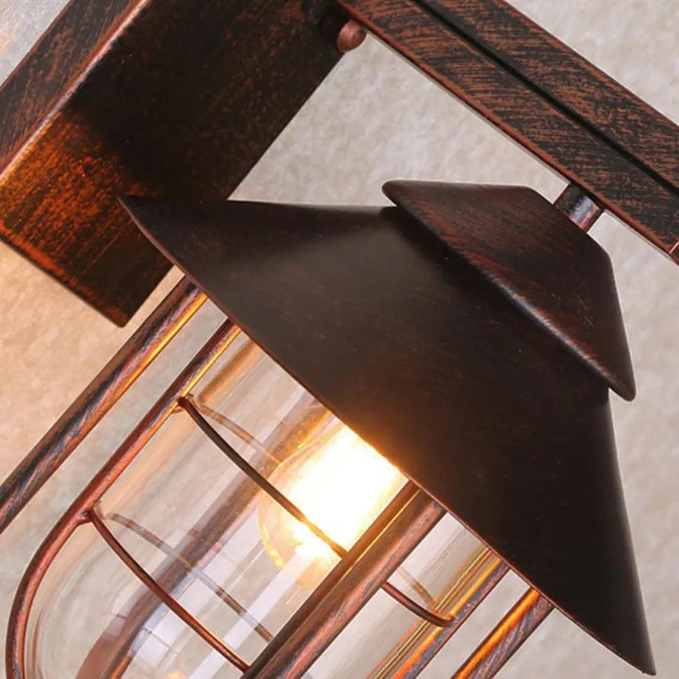 Black Glass Outdoor Corner Lighting - Waterproof & Durable for Patio, Garden, Deck, and Porch Decor