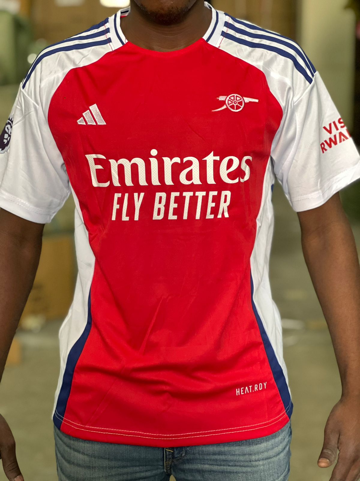Official Arsenal FC Home Jersey 2023-2024 - Authentic Fan Version Soccer Shirt for Men & Women - Perfect for Match Day, Training & Football Enthusiasts