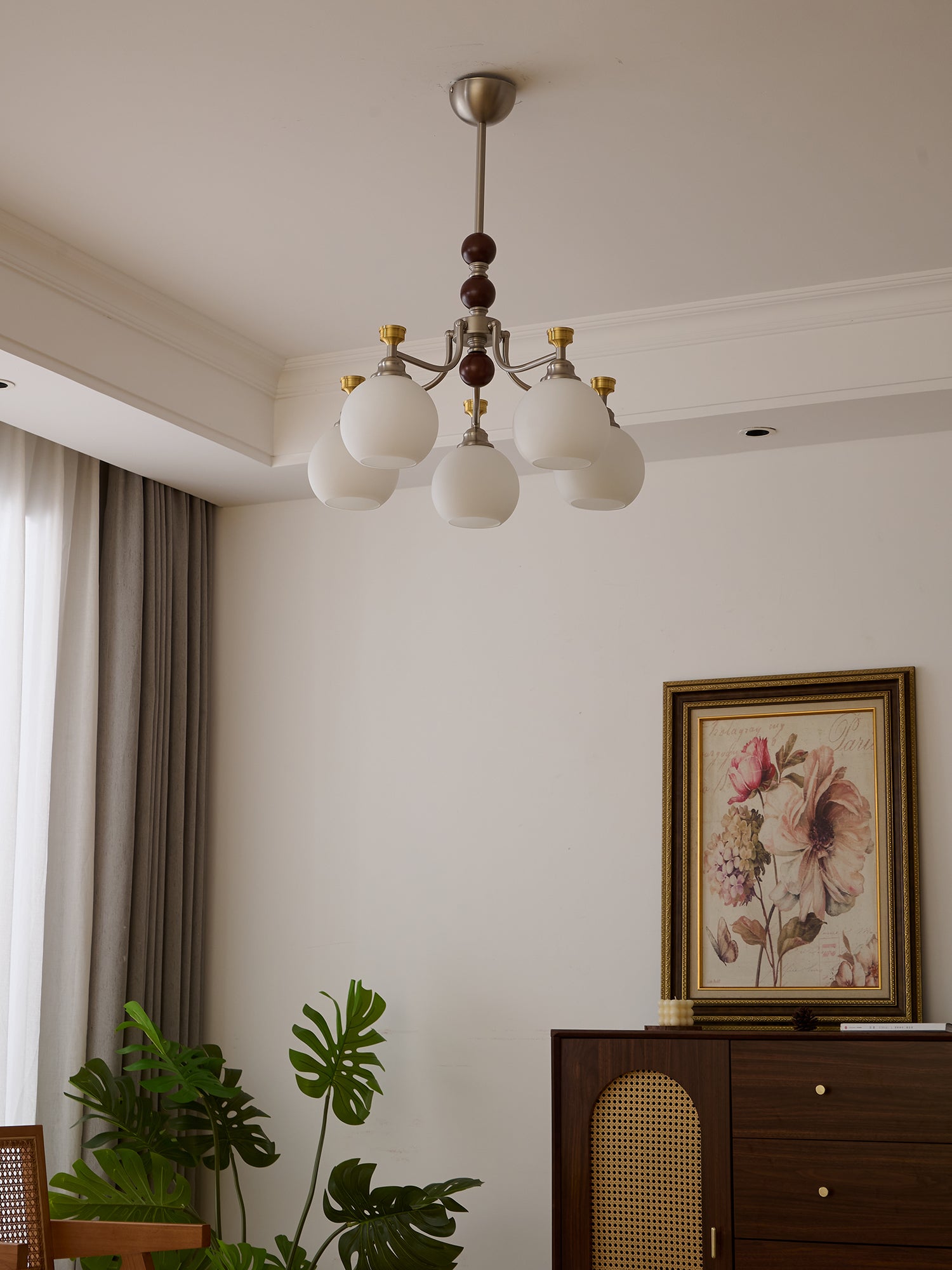 Lucienne Orb Chandelier - Modern Crystal Ceiling Light Fixture for Dining Room, Living Room & Bedroom | Elegant Lighting for Home Decor & Interior Design
