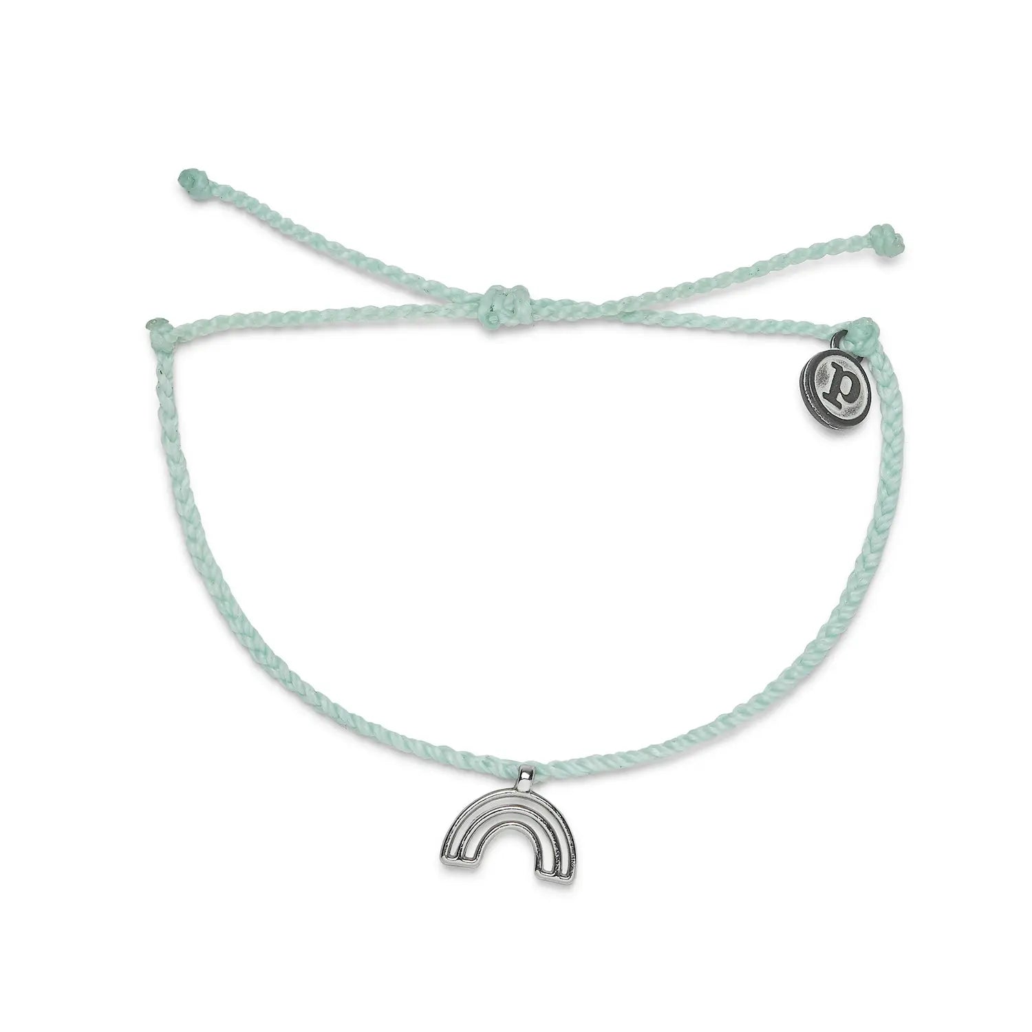 Chasing Rainbows Silver Charm Bracelet - Dainty Adjustable Bracelet for Women, Trendy Layered Jewelry Gift for Birthday, Anniversary | Perfect for Everyday Wear, Special Occasions & Boho Fashion