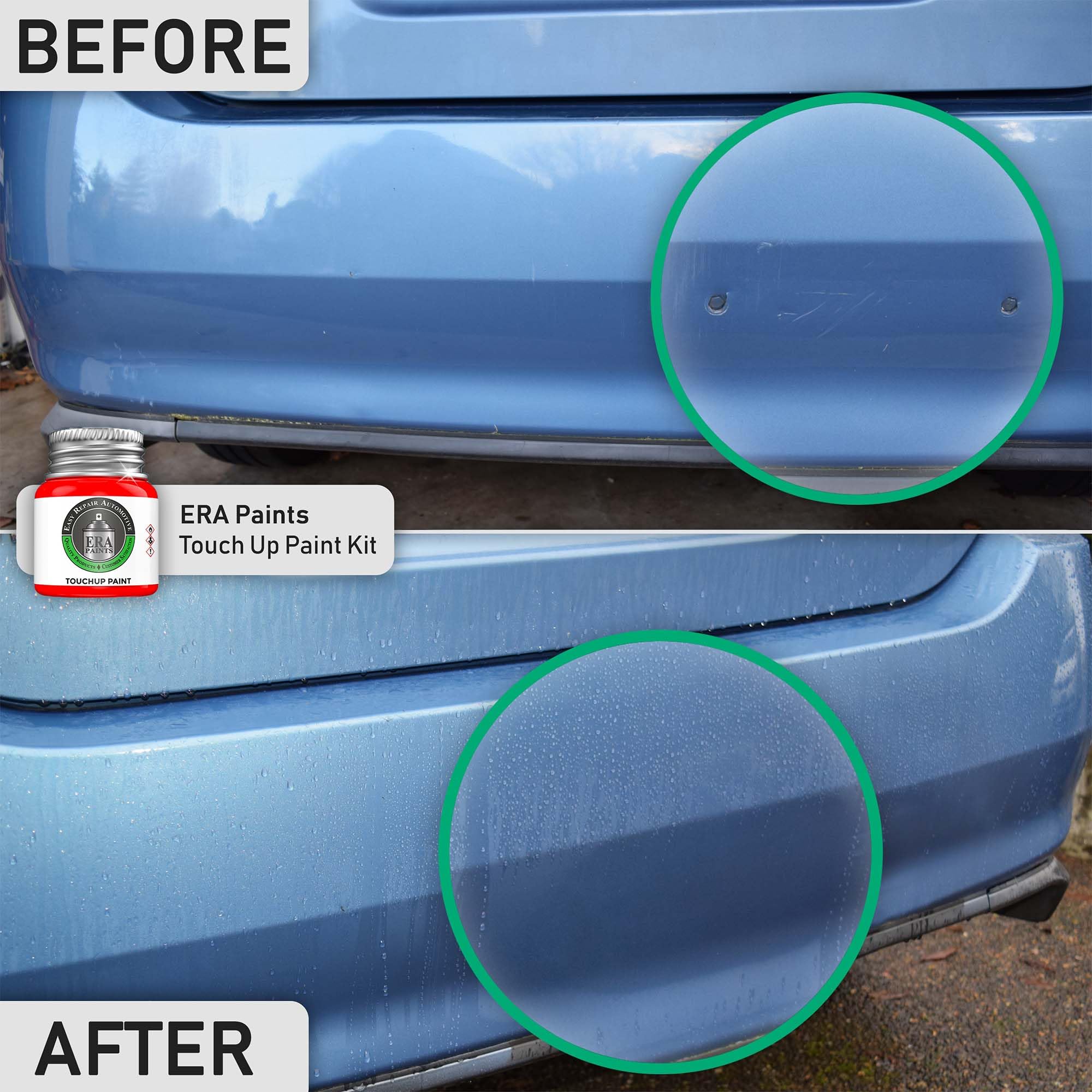 ERA Paints 376/6376 - AMG Green Hell Magno Exact Match Touch Up Paint for Mercedes | Automotive Scratch Repair Kit | Perfect for Car Detailing & Minor Scratch Fixes