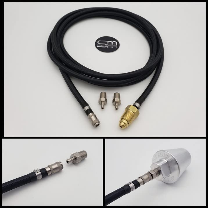 Quick Disconnect TIG Welding Back Purge Hose Kit - 10ft Length with Gas Nozzle - Stainless Steel Welding Accessories for Argon Purging - Perfect for Pipe Welding & Fabrication Projects