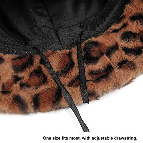 Stylish Furry Bucket Hat for Women & Men - Trendy Winter Fashion Accessory - Perfect for Outdoor Activities, Music Festivals & Streetwear