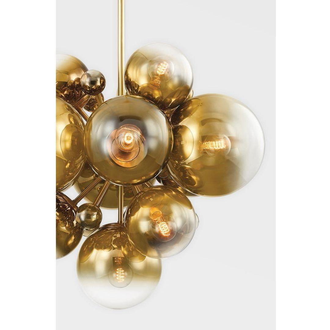 Elegant Kyoto 13-Light Chandelier - Modern Crystal Ceiling Light Fixture for Dining Room, Living Room & Bedroom - Perfect for Home Decor & Luxury Lighting