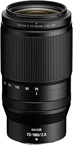 Nikon NIKKOR Z 70-180mm f/2.8 Telephoto Zoom Lens for Z Mount Mirrorless Cameras - Perfect for Portrait, Sports & Wildlife Photography