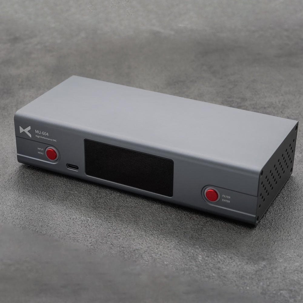 xDuoo MU 604 High Performance DAC with Dual ES9038Q2M Chips - Supports DSD256 & 32bit/768kHz - Perfect for Audiophiles & Home Audio Systems