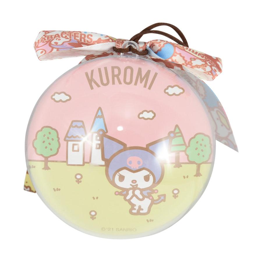Kuromi Plush Ornament with Mascot - Cute Sanrio Character Collectible for Christmas Tree Decor, Gifts & Kawaii Room Decor