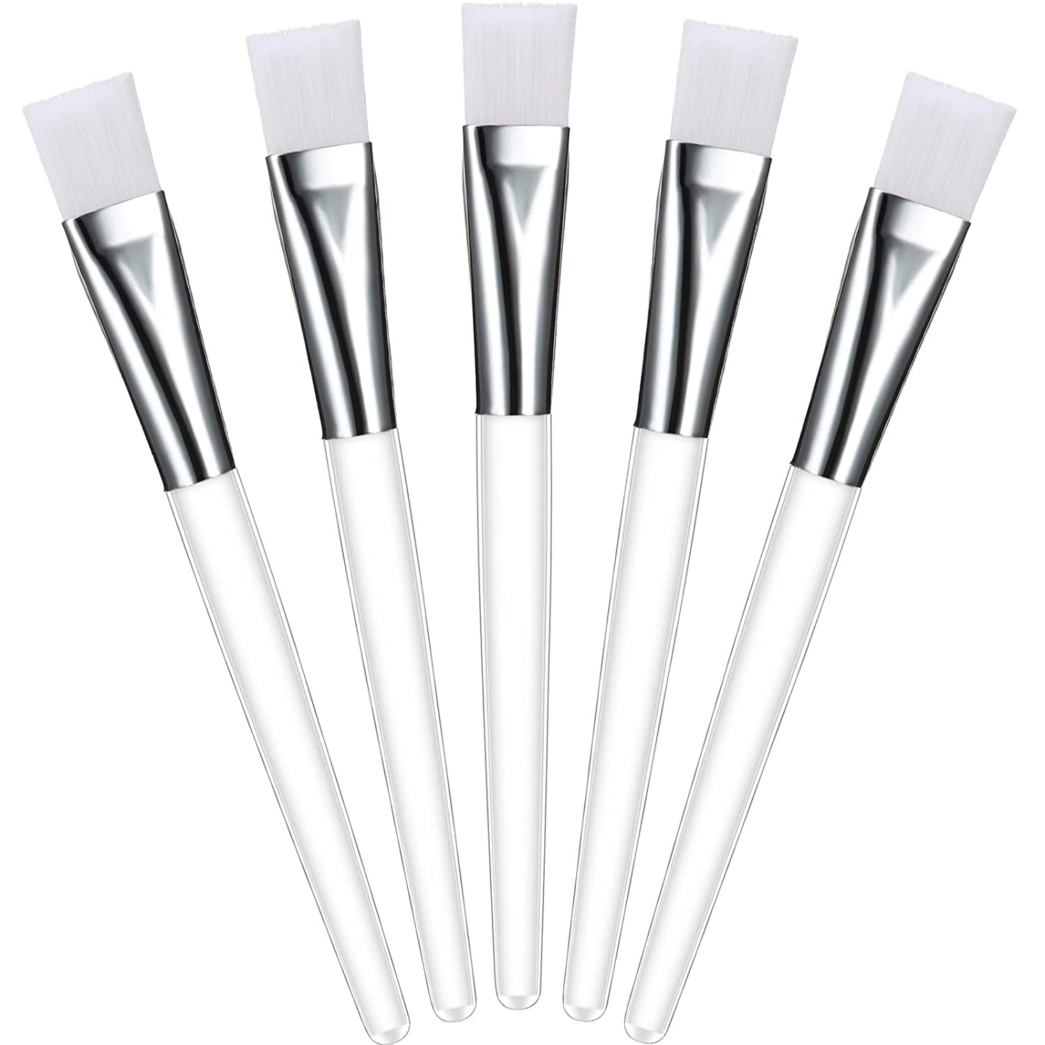 Cosluxe Professional Soft Makeup Brush Set - 6 Piece Face Foundation & Powder Brush Kit for Flawless Makeup Application - Perfect for Daily Use, Travel & Professional Makeup Artists