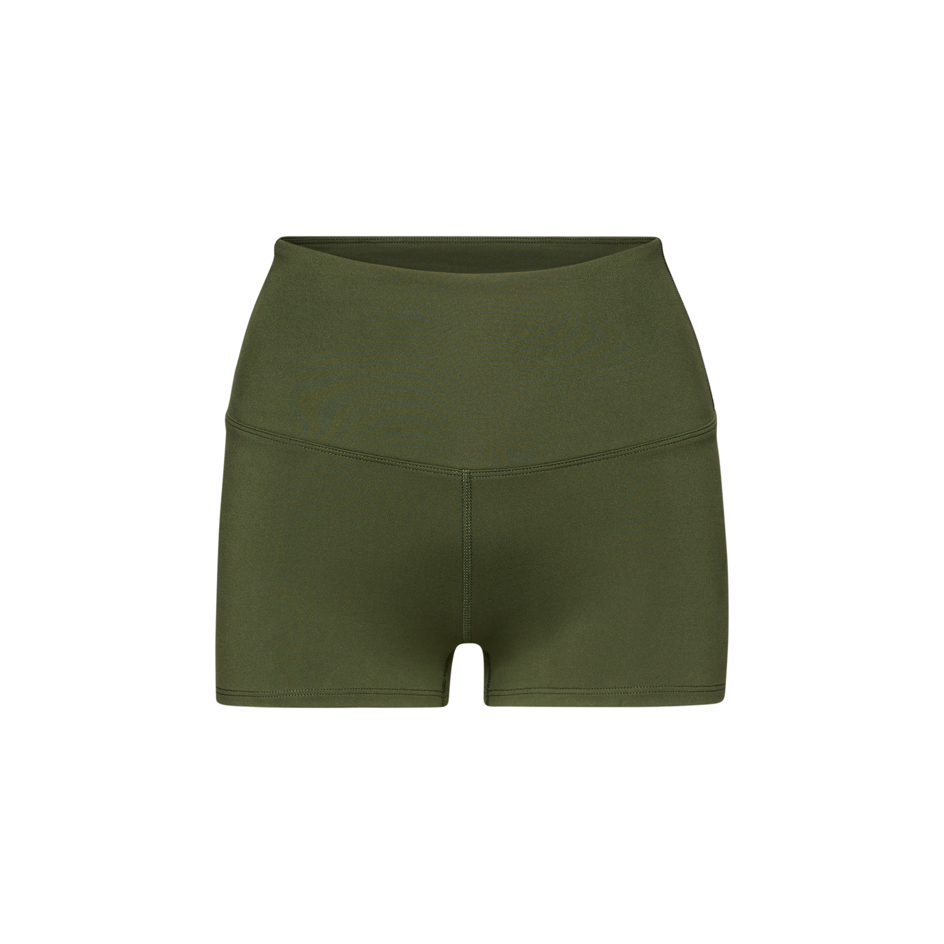 Women's High Waist Matte Shorts - Comfortable Stretchy Workout Shorts for Running, Yoga & Gym - Trendy Casual Wear for Women