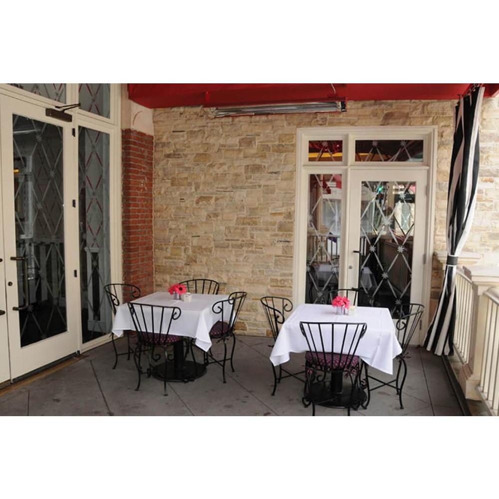 Infratech W Series 61-Inch 4000W Single Element Flush Mount Infrared Electric Heater for Patio, Deck & Outdoor Heating | Commercial & Residential Use