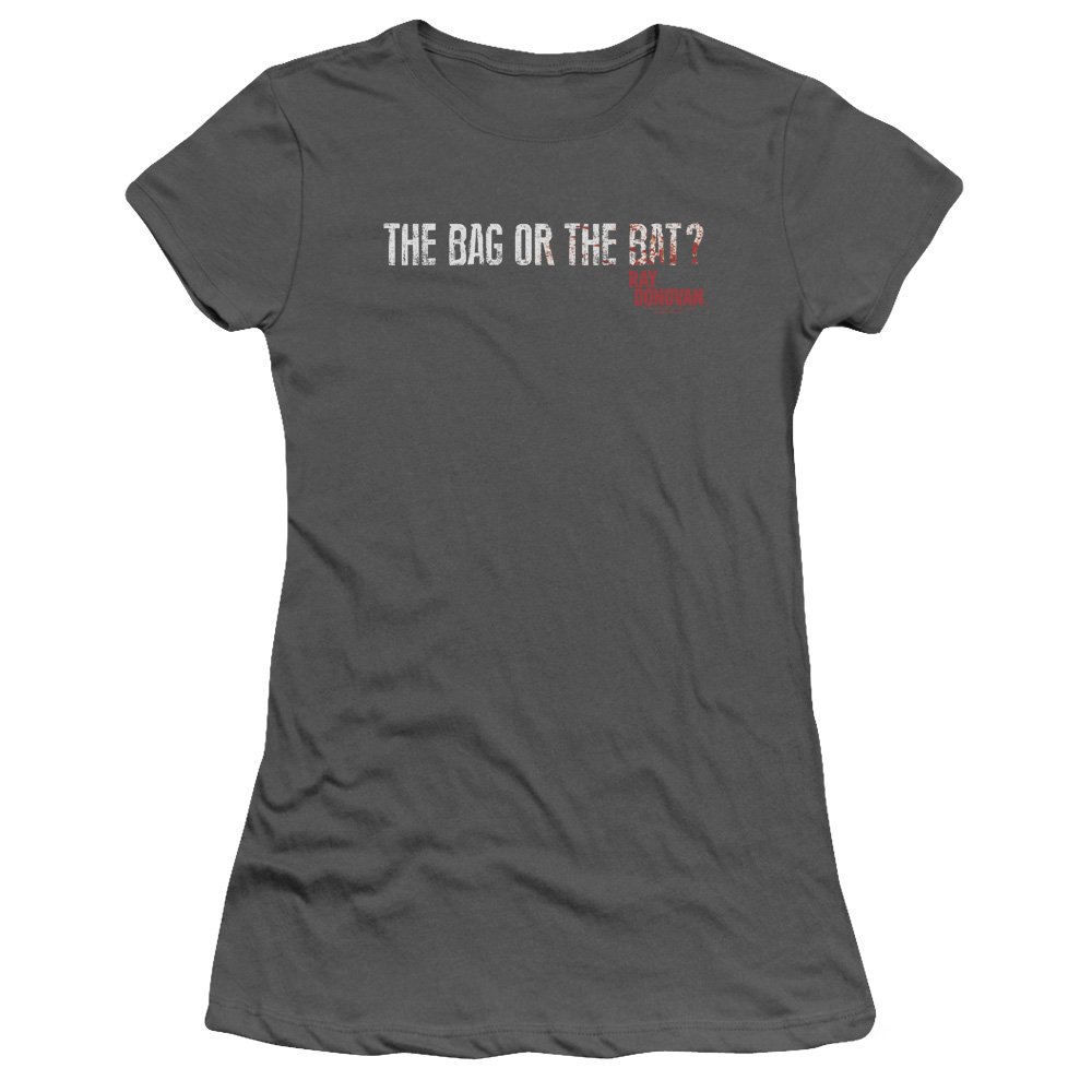 Ray Donovan Graphic Print Sheer Fitted T-Shirt for Juniors - Trendy Bat Design Baggy Tee for Casual Wear & Street Style Outfits