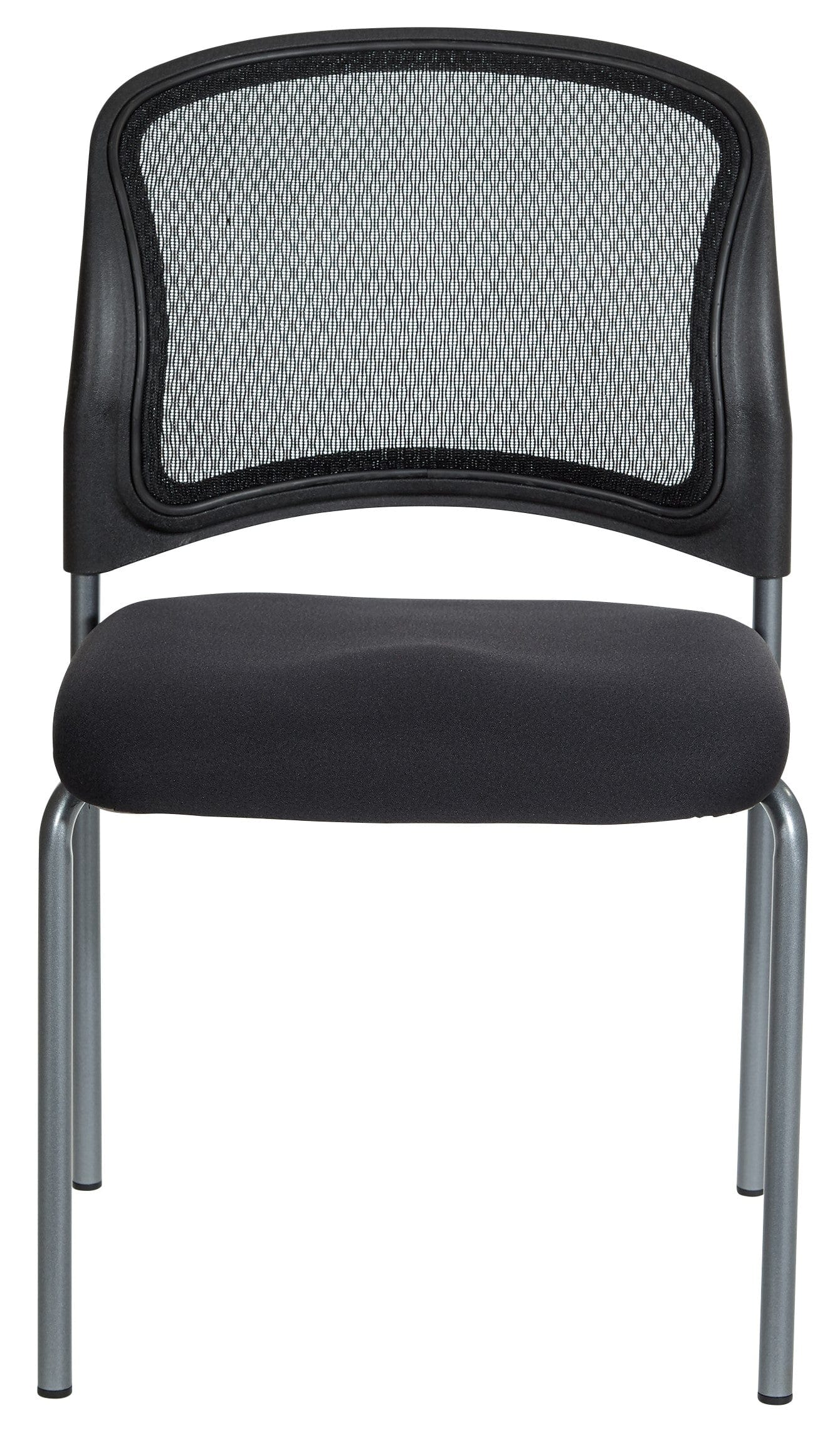 Pro Line II Armless Mesh Back Stacking Visitor Chair [86724R 30] - Durable Office & Conference Room Seating for Guests & Events