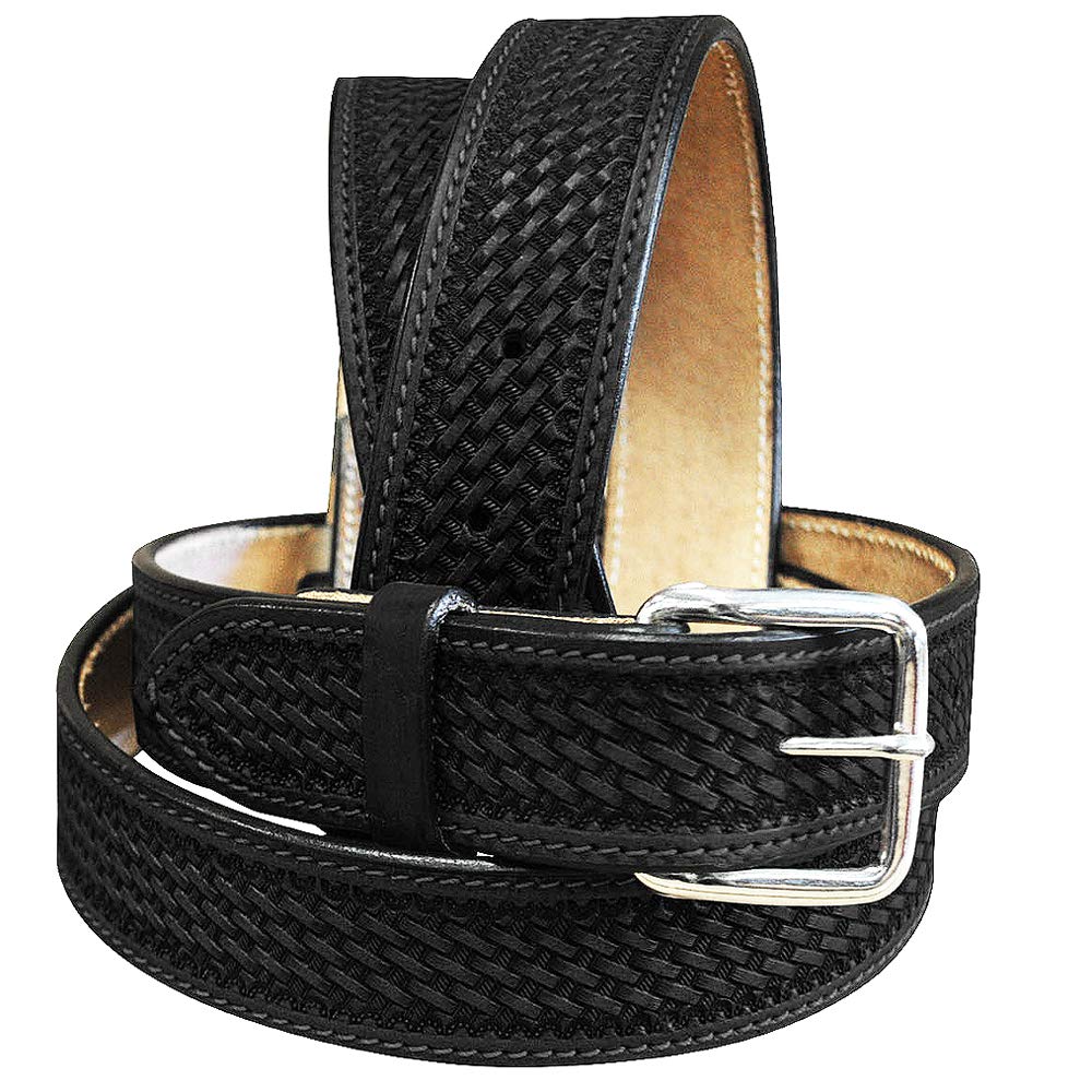 HILASON Genuine Leather Gun Holster Belt for Men - Handmade Western Style Tactical Belt with Adjustable Buckle - Perfect for Cowboy, Hunting, Outdoor & EDC Use