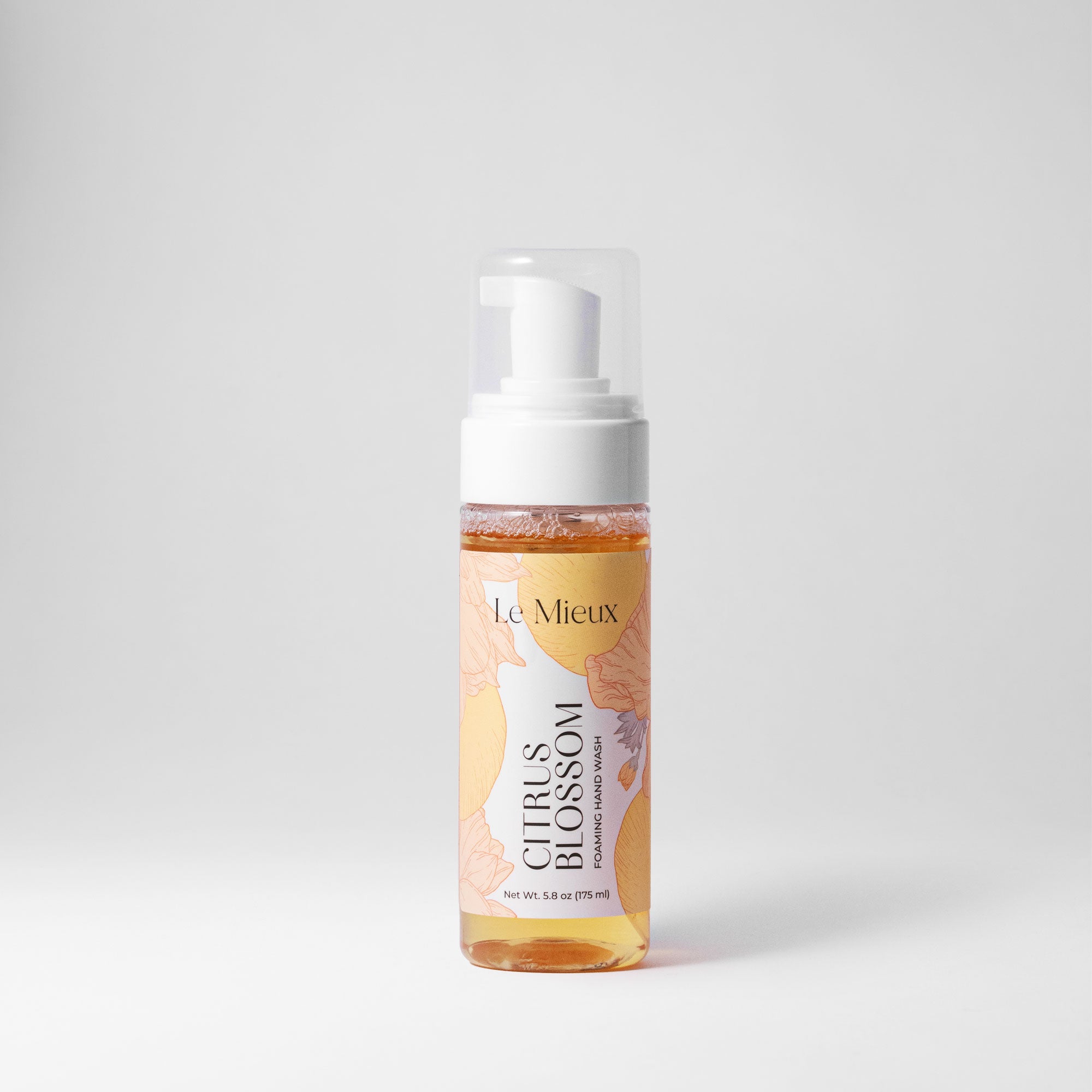Citrus Blossom Foaming Hand Soap - Refreshing & Moisturizing Liquid Hand Wash for Kitchen & Bathroom | Natural Essential Oil Formula for Gentle Cleansing