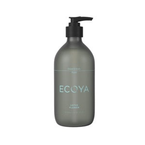 Ecoya Hand & Body Wash 450ml - Lotus Flower Scent | Natural Moisturizing Body & Hand Soap | Perfect for Bathroom, Spa & Gift Giving