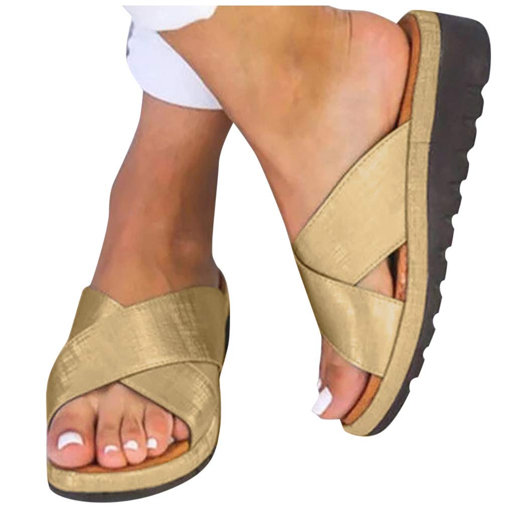 Vedolay Women's Platform Sandals - Comfortable Summer Casual Shoes for Beach, Travel & Fashion | Open Toe Sandals for Women | Perfect for Walking, Vacation & Outdoor Activities