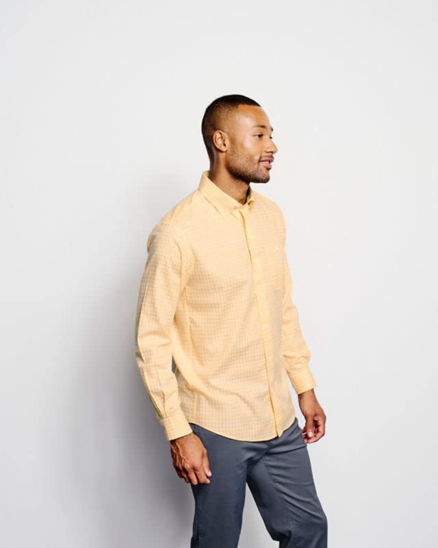 Orvis Men's Hidden Button-Down Performance Long-Sleeved Shirt - Breathable Quick-Dry Fishing & Outdoor Shirt for Hiking, Camping & Casual Wear