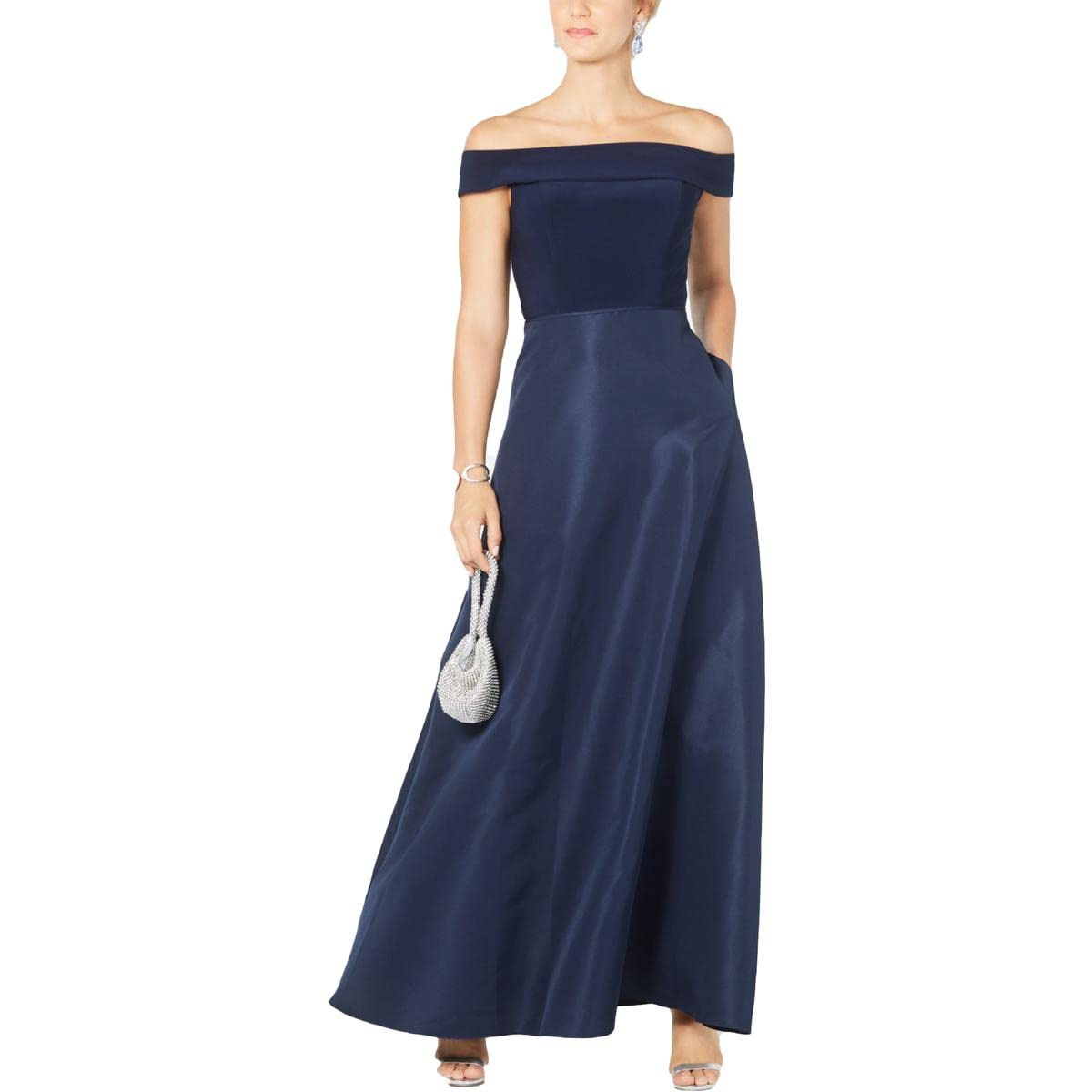 Adrianna Papell Women's Elegant Evening Gown - Perfect for Prom, Wedding, and Formal Events