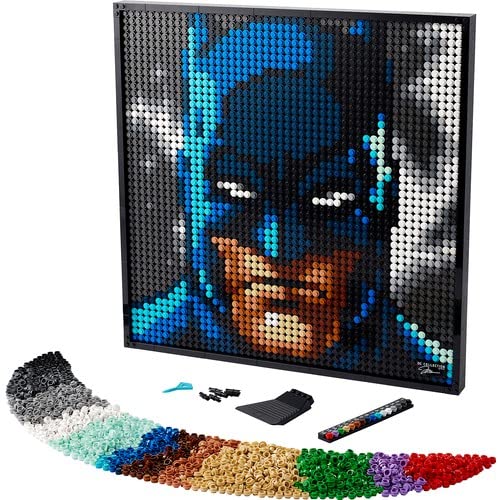 LEGO 31205 Batman Art by Jim Lee Building Kit - The Joker & Harley Quinn Wall Art Poster Set for Adults, Creative Home Decor & Unique Gift Idea for DC Comics Fans, Superhero Enthusiasts | Perfect for Office, Game Room & Man Cave Display