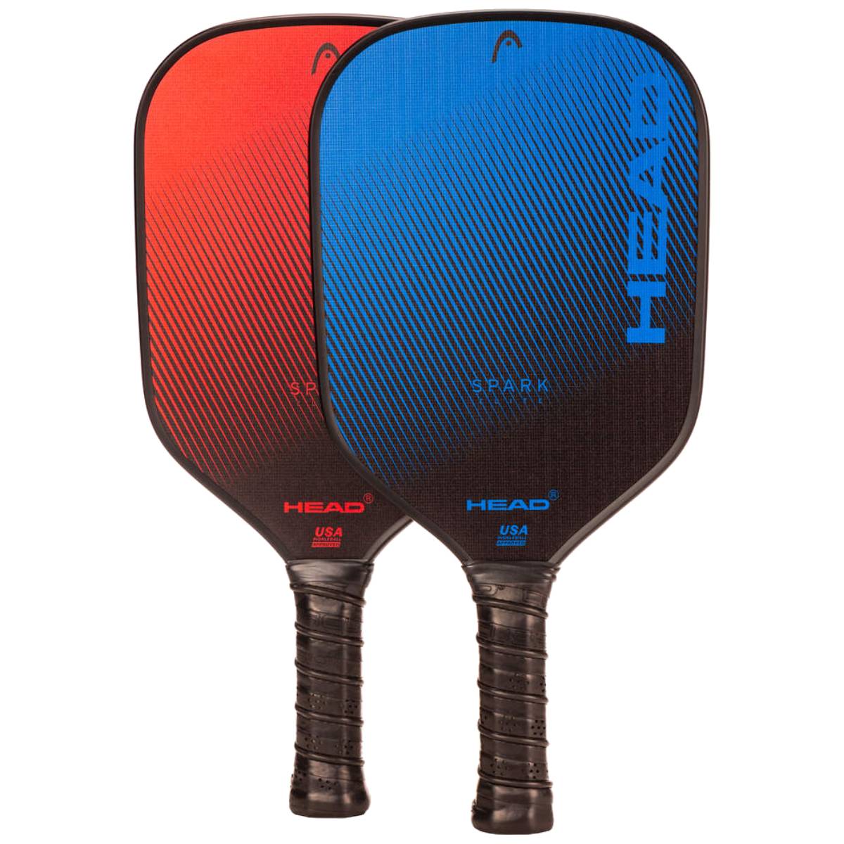 Premium Head Spark Pickleball Paddle Set with 2 Paddles & 4 Balls - Lightweight Graphite Face & Comfort Grip for Indoor/Outdoor Play - Perfect for Beginners & Advanced Players